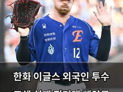 한화 이글스 외국인 투수 교체 실패 짐머맨 계약금 7만 달러