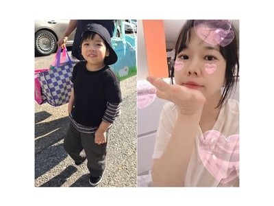 홍현희 아들 준범 블랙 패션으로 성장한 모습에 반응 폭발