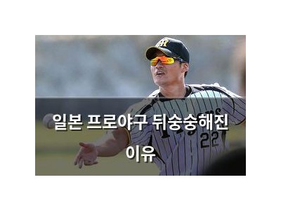 일본 프로야구 뒤숭숭해진 이유