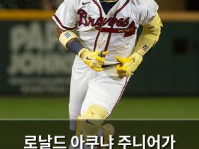 로날드 아쿠냐 주니어가 터뜨린 황당 홈런에 모두 놀란 듯