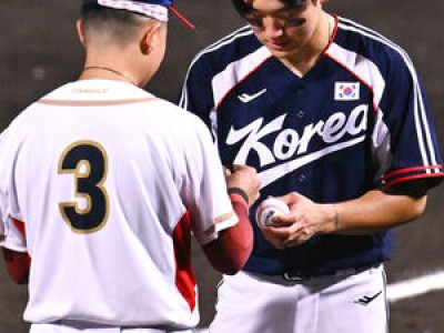 김도영 인기 홍콩까지 번져? 한국 야구대표팀 경기서 화제