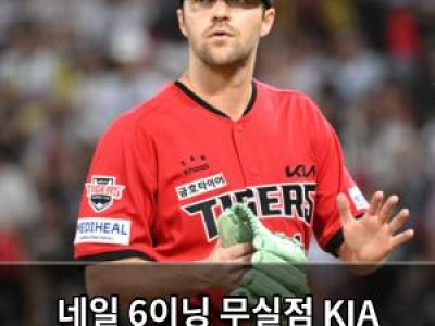 네일 6이닝 무실점 KIA 승리